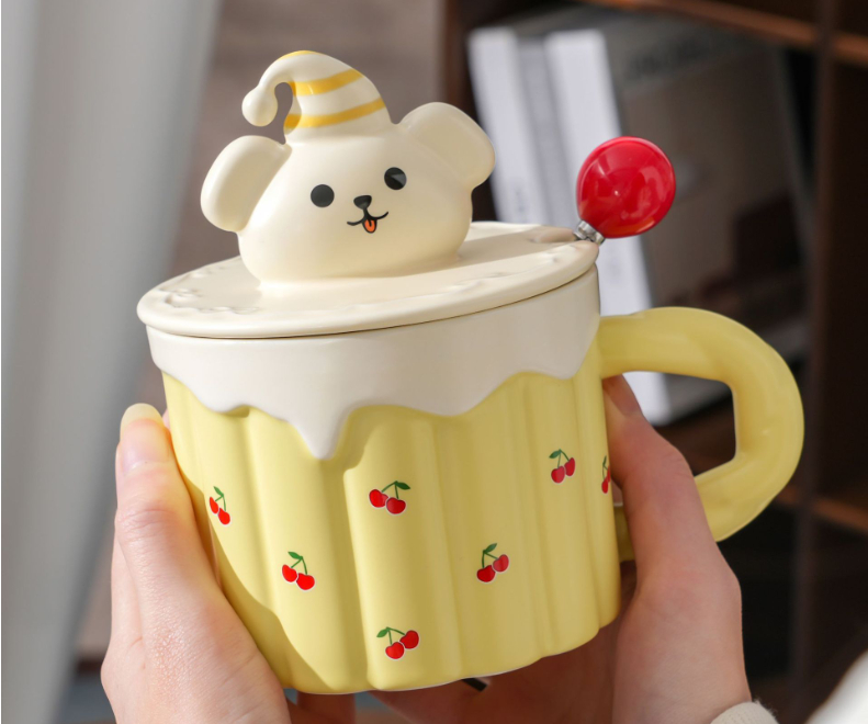 Good-looking Office Water Glass Mug With Lid