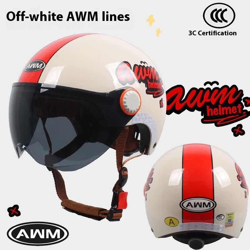 Cute Cartoon Windproof Sunscreen Electric Car Helmet - Image 15