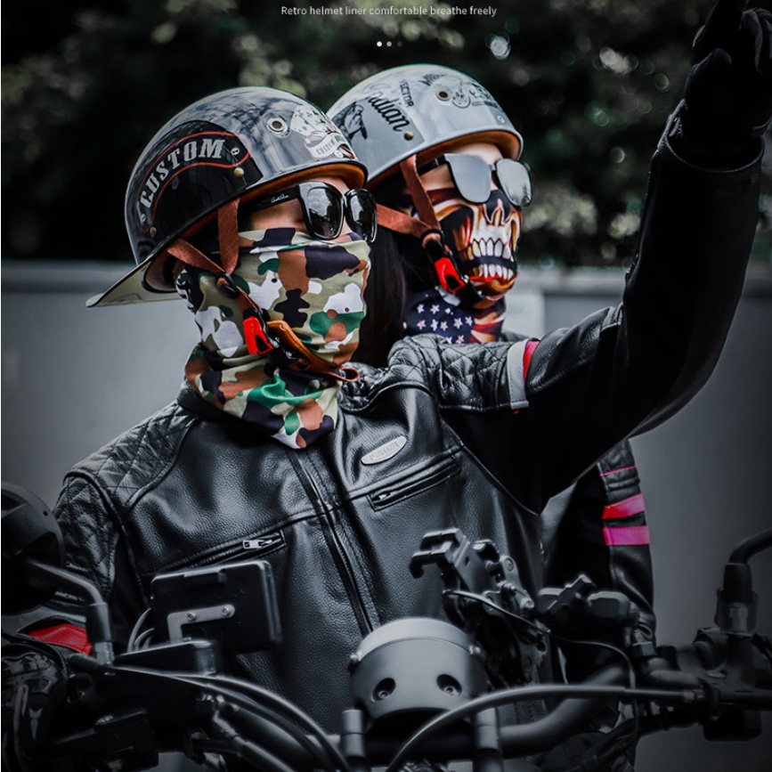 Motorcycle Helmet Retro Baseball Cap Helmet - Image 3