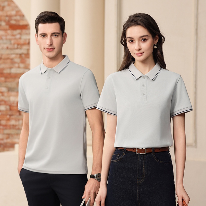 Antibacterial Ice-sensitive Lapel Polo Shirt