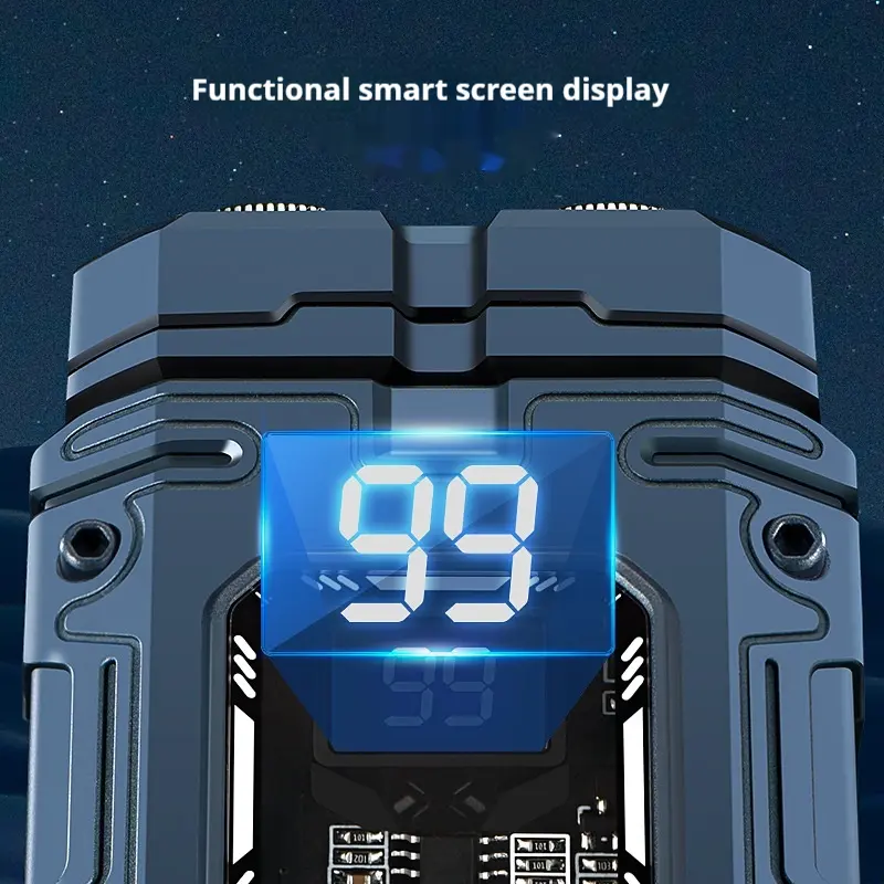 Portable Intelligent Digital Display Magnetic Electric Shaver
