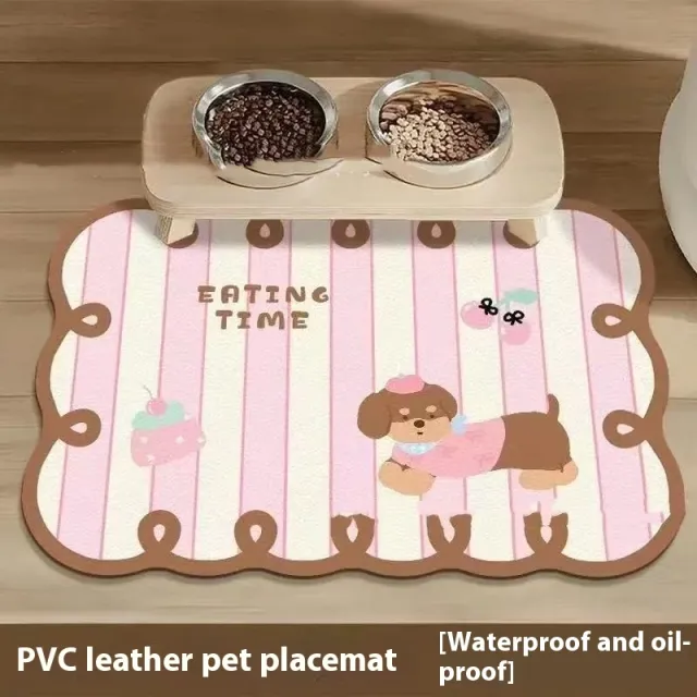 Pet Placemat Cat And Dog Non slip Wear resistant Coffee Ring Vermicelli - Shop at LoveMi