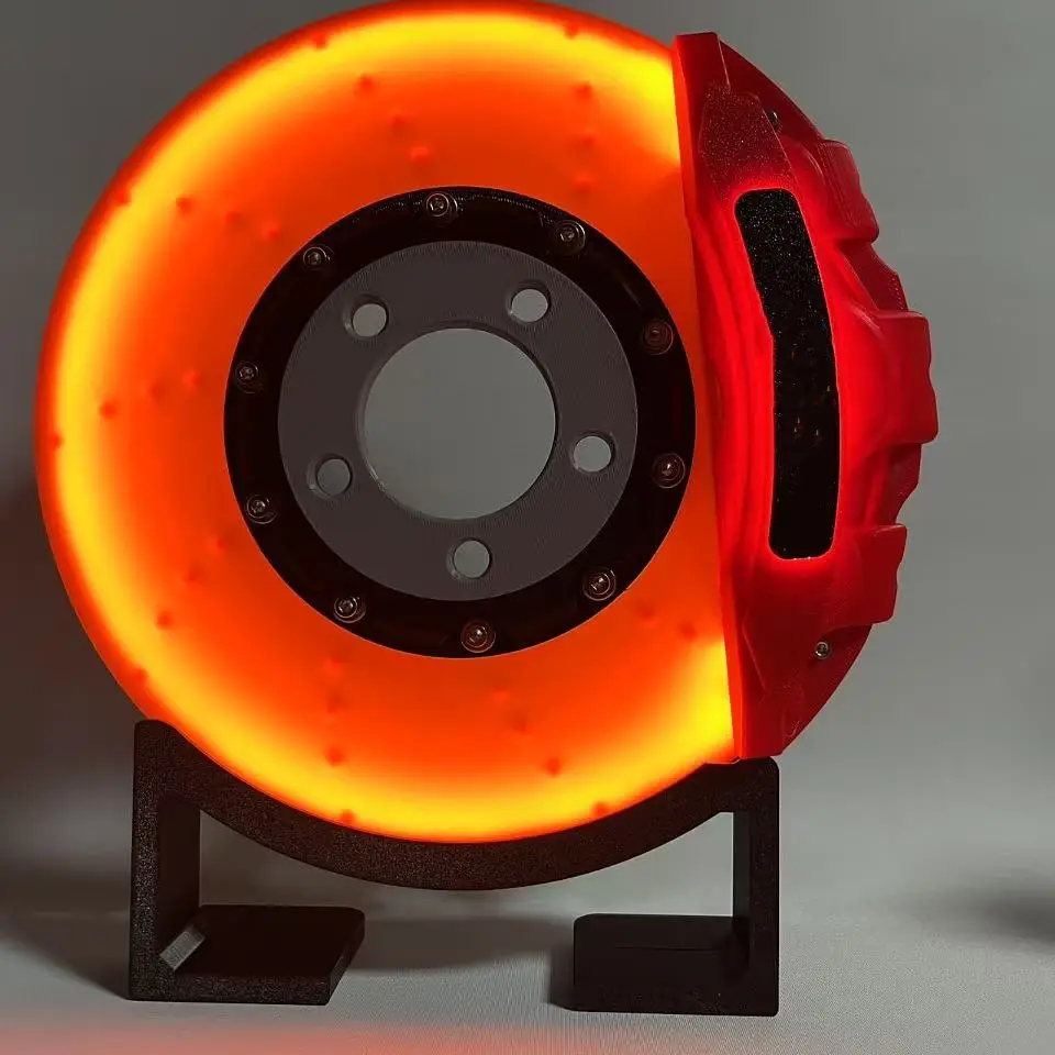 Brake Disc LED Atmosphere Charging Desktop Wall Hanging Night Light Ornaments