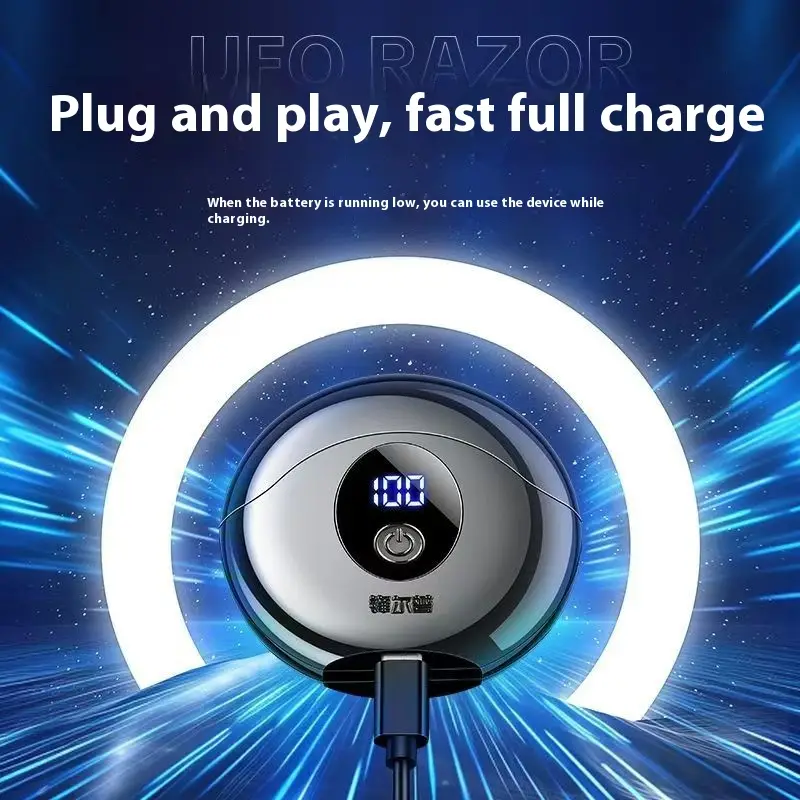 Portable Super Clean Men's Electric Shaver