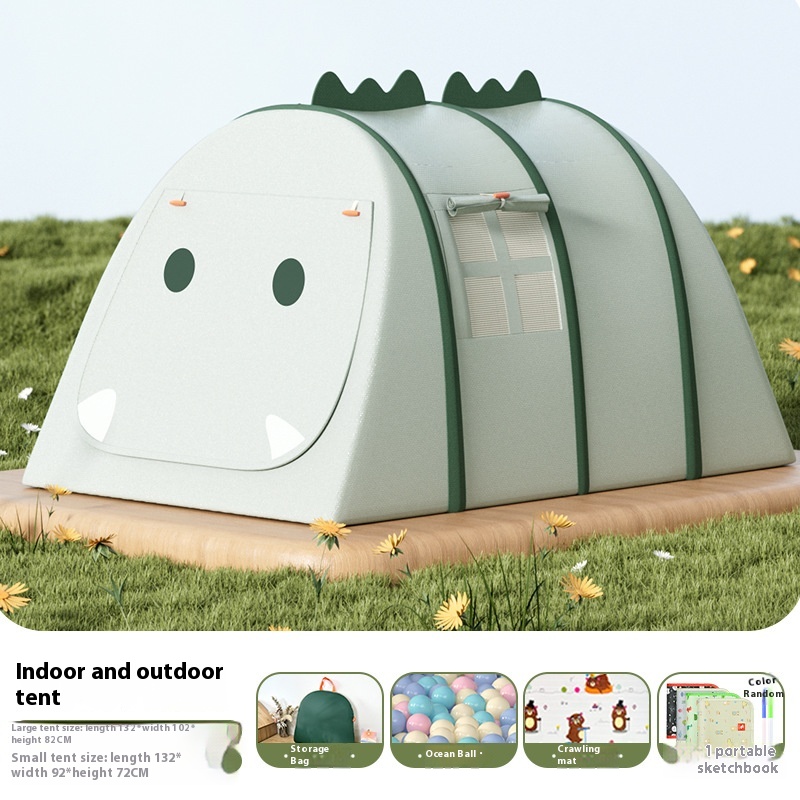 Creative Children's Cartoon Portable Toy House Tent - Image 5