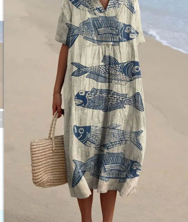 Three dimensional Pattern Women's Eternal Elegance Dress 34Style - Shop at LoveMi