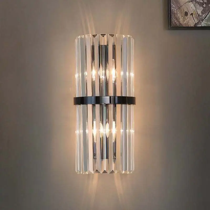 Crystal Background Wall Lamp Aisle Bedside
