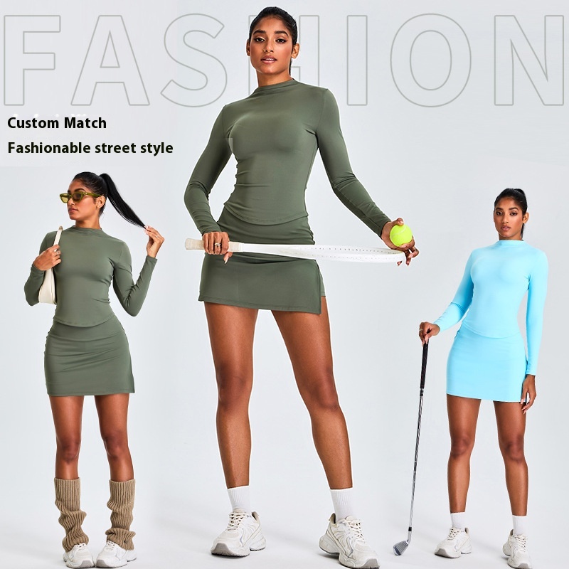 Anti-exposure Leisure Badminton Exercise Skirt Suit