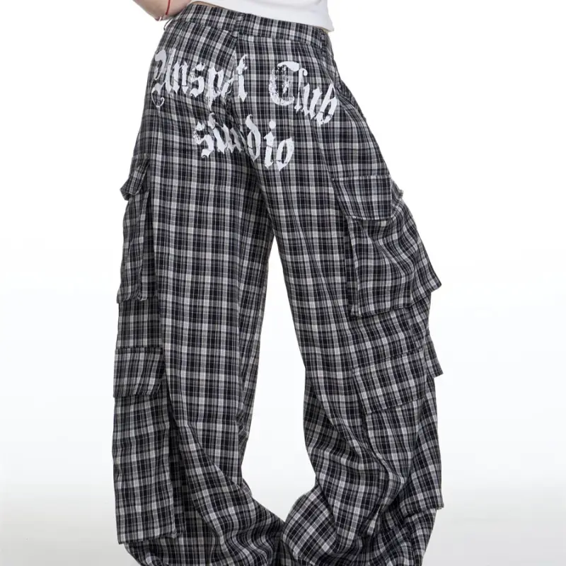 New Loose Straight Wide Leg Mop Pants