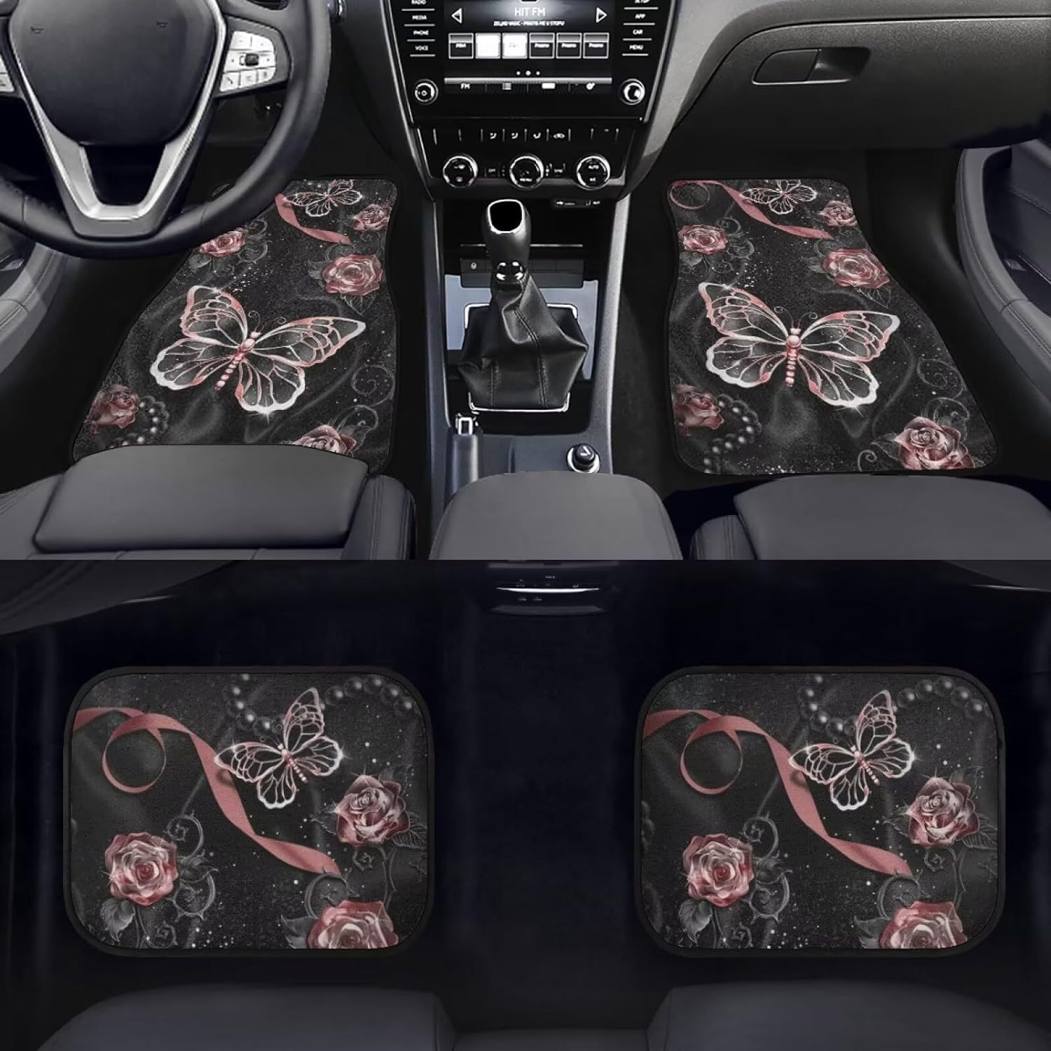 Stain-resistant And Wear-resistant Four-piece Car Foot Mat