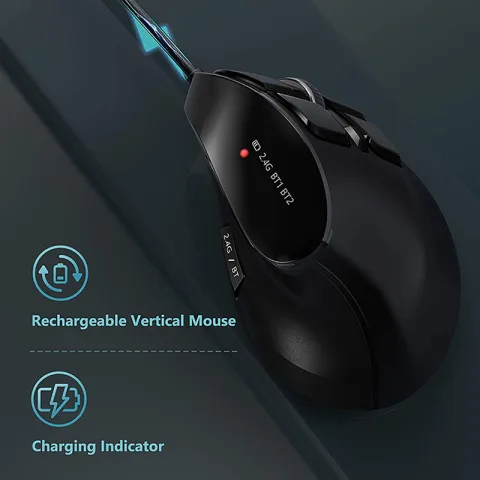 Wireless Bluetooth Dual-mode Rechargeable Optical Mouse