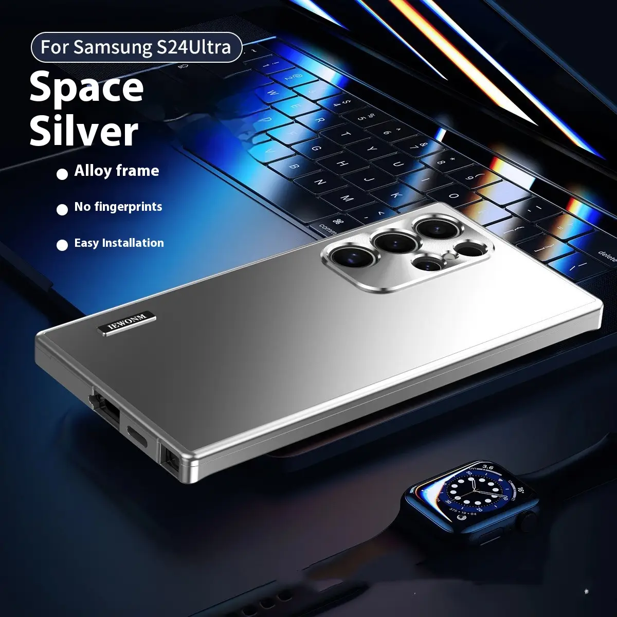 Metal Magnetic Phone Case Drop-resistant Protective Cover