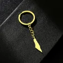Smooth Keychain Gold