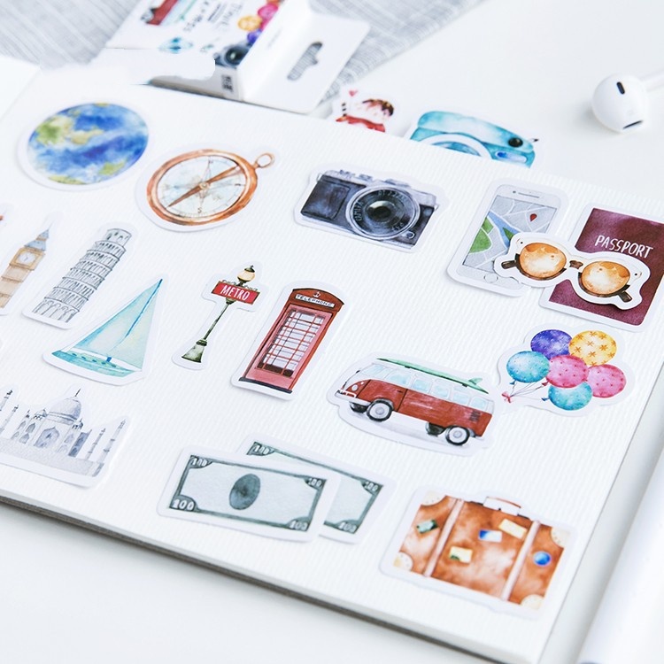 One Person's Travel Notebook Album Decoration Stickers 3