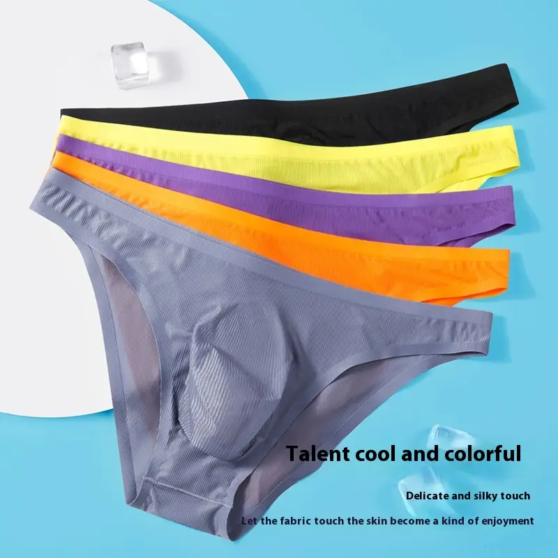Translucent Ultra-thin Seamless Ice Silk Underwear Men
