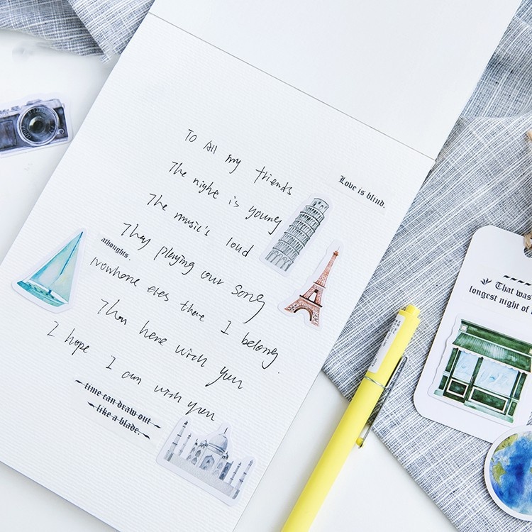 One Person's Travel Notebook Album Decoration Stickers 2