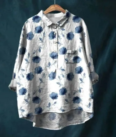 Casual Long Sleeve Shirt Animal Print Top A73Lkds37Vdrly16 - Shop at LoveMi