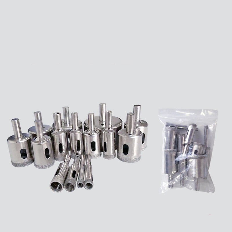 Electroplated Tile Rock Plate Drill Bit Set