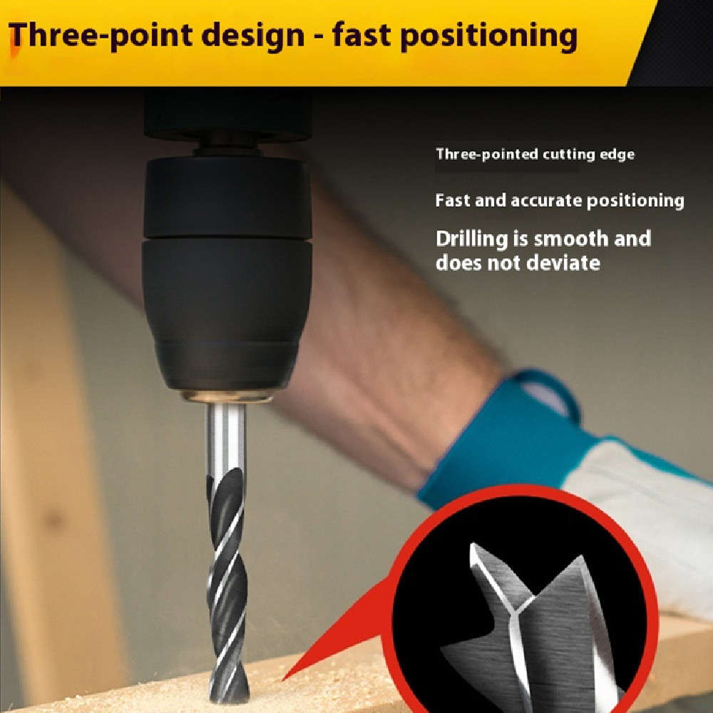 Woodworking Twist Punch Drilling Bit Set