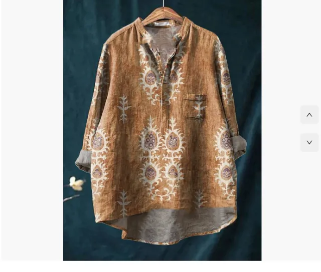 European And American All matching Casual Half Open Lapel Long Sleeve Shirt Ncxcs1512 Xl - Shop at LoveMi
