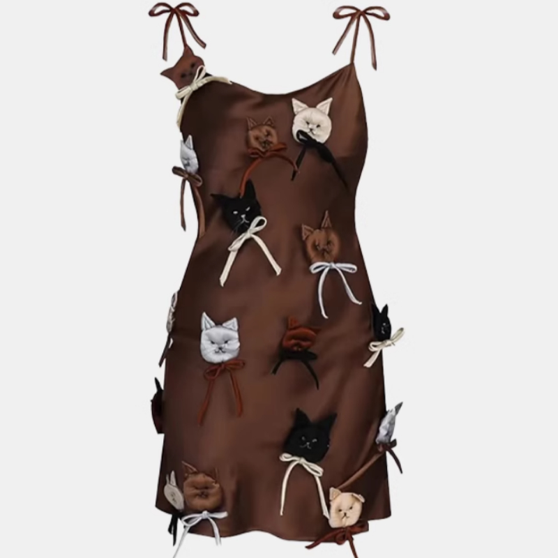 Cat Doll Decorative Sling Dress