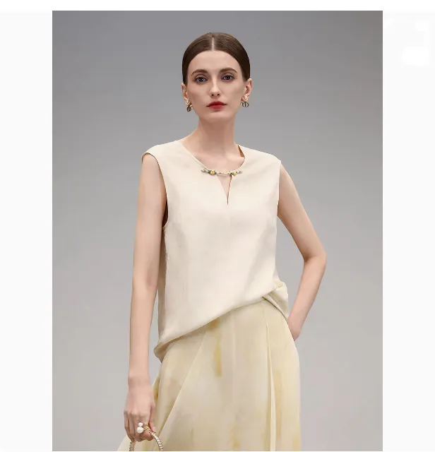Gentle Irregular Swing Skirt Vacation Style - Top