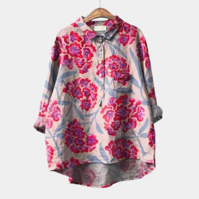 Casual Long Sleeve Shirt Animal Print Hawaiian Long Sleeve Shirt A54 - Shop at LoveMi