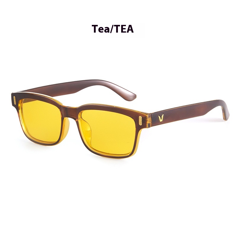 Retro Small Box Rice Nail Style Personalized Sunglasses With UV Protection - Image 10