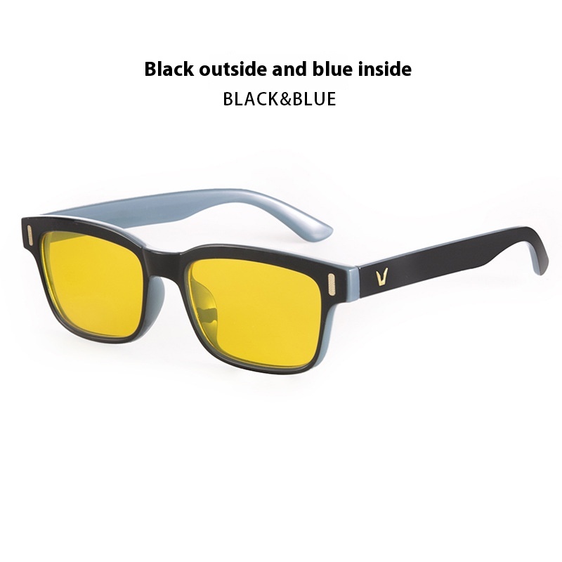 Retro Small Box Rice Nail Style Personalized Sunglasses With UV Protection - Image 7