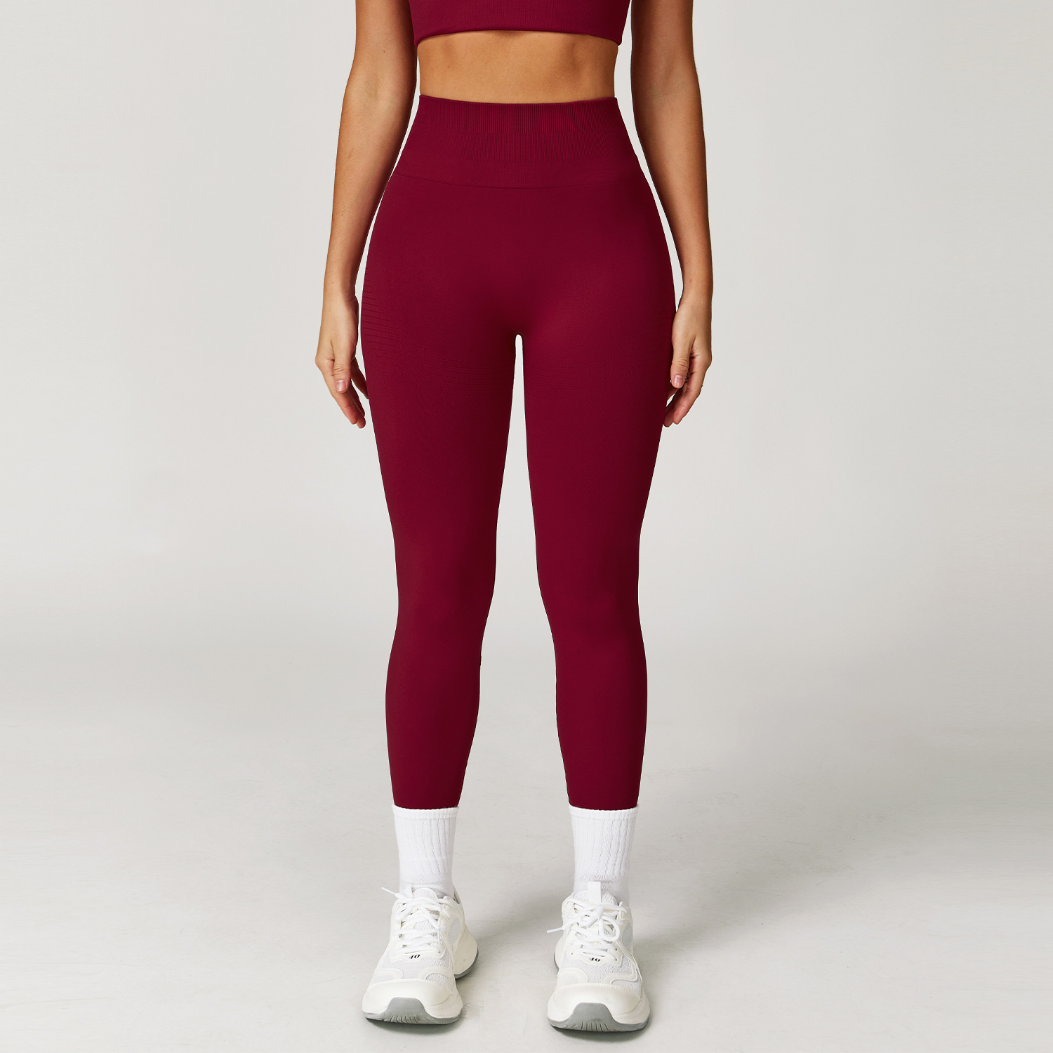 Solid Color Chest Wrap Yoga Clothing Top