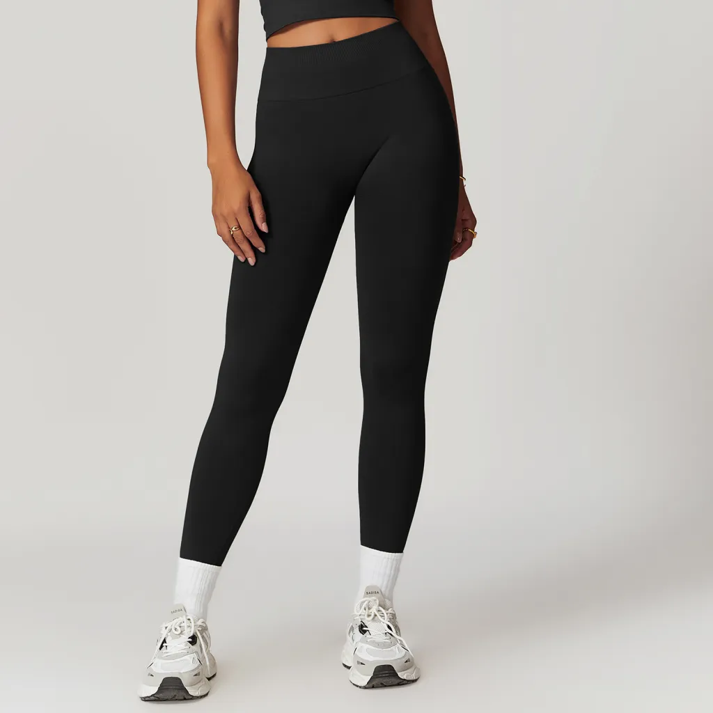 Solid Color Chest Wrap Yoga Clothing Top - Black