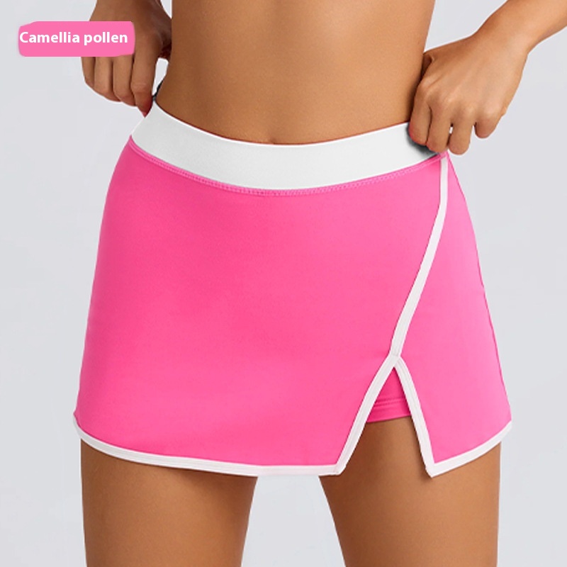 Yoga Underwear Sports And Fitness Running Outdoor Bra And Skirt Pink - Shop at LoveMi