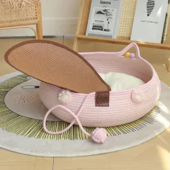 Bamboo Weaving Is Resistant To Scratching Pet Kennels - Style L - View 1