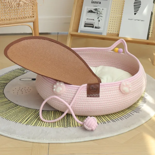 Bamboo Weaving Is Resistant To Scratching Pet Kennels Style L - Shop at LoveMi