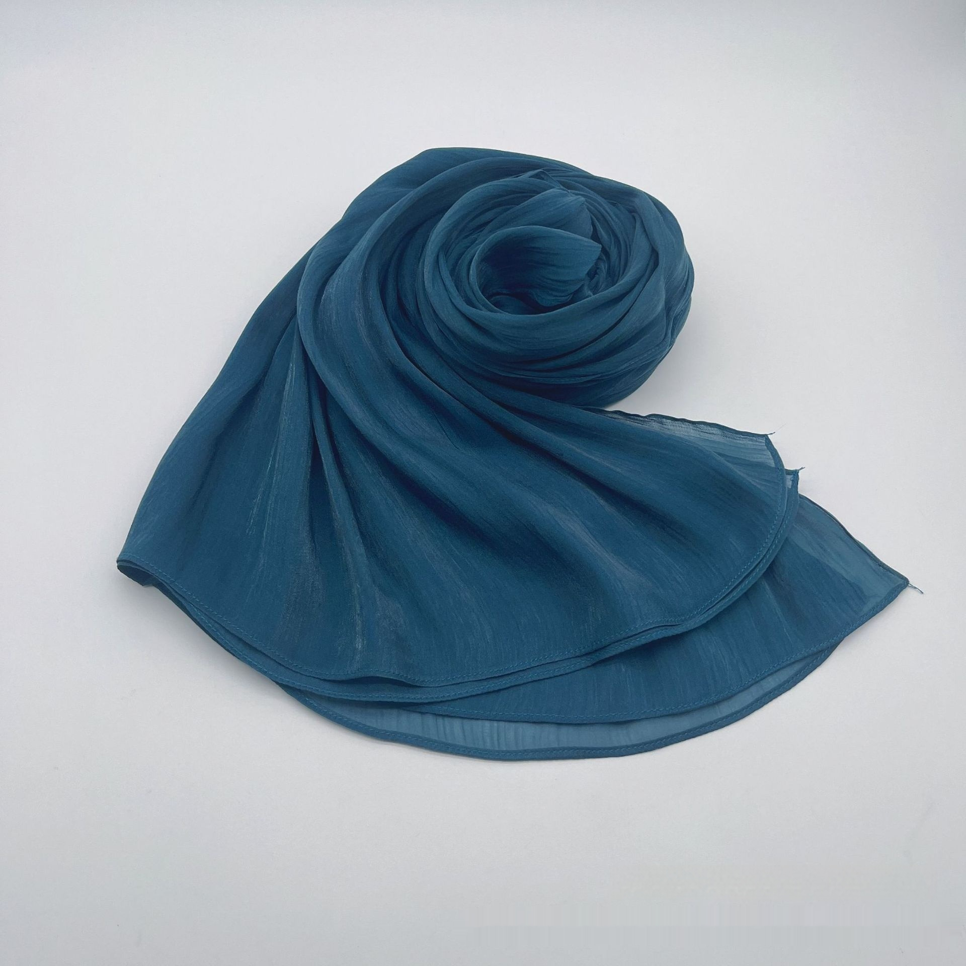 Shiny Satin Scarf Malay Scarf - Image 2