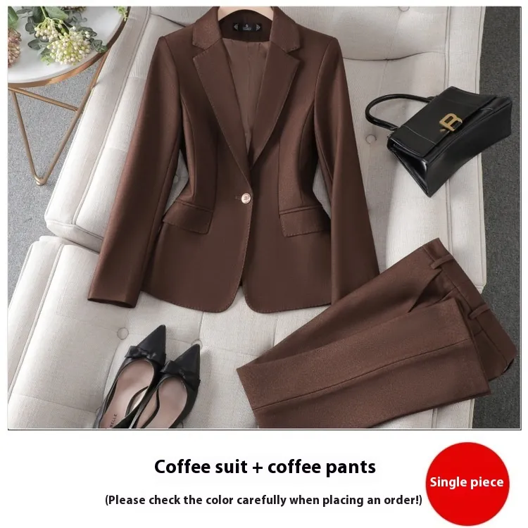 Professional Outerwear Women's Autumn And Winter New Fashion - Brown