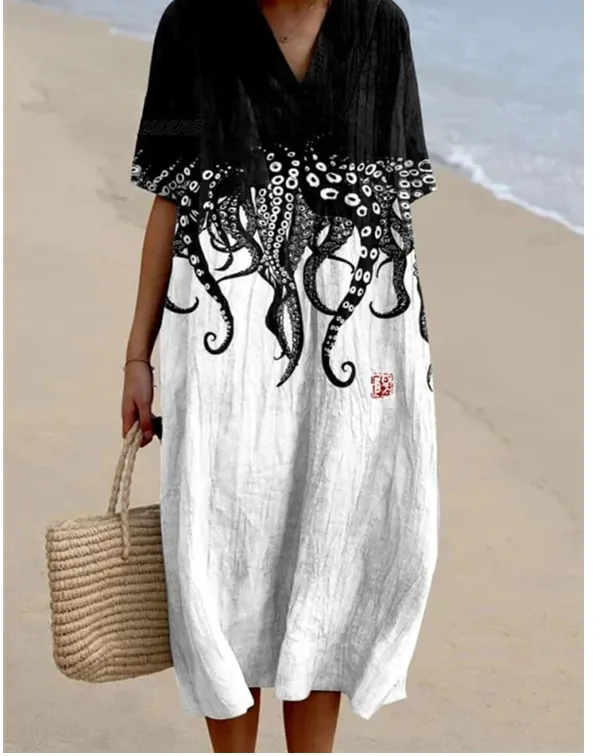 Three dimensional Pattern Women's Eternal Elegance Dress 14Style - Shop at LoveMi