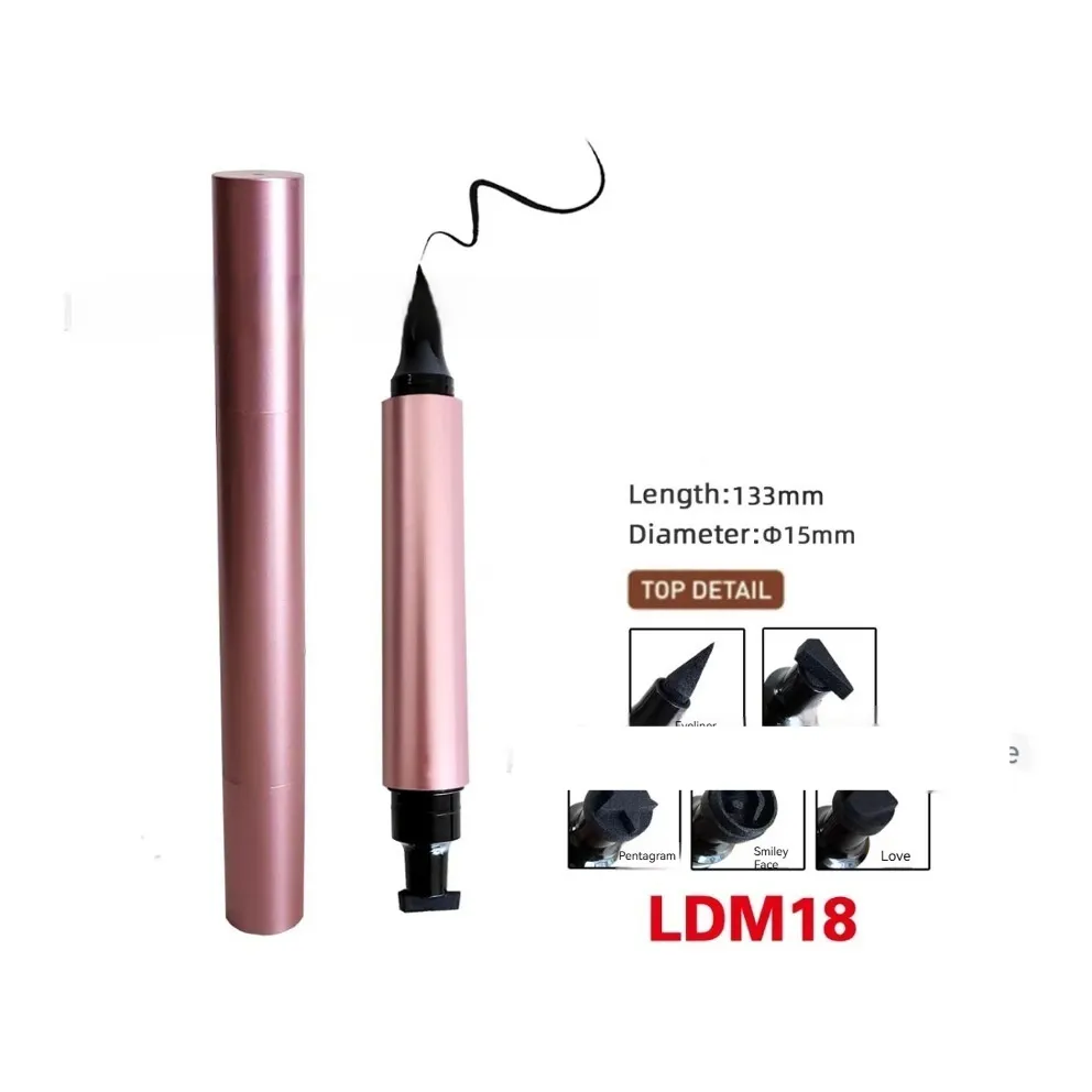 Neutral Logo-free Seal Liquid Eyeliner Face Stars Heart Picture - Matte Blue Rod Seal Eyeliner