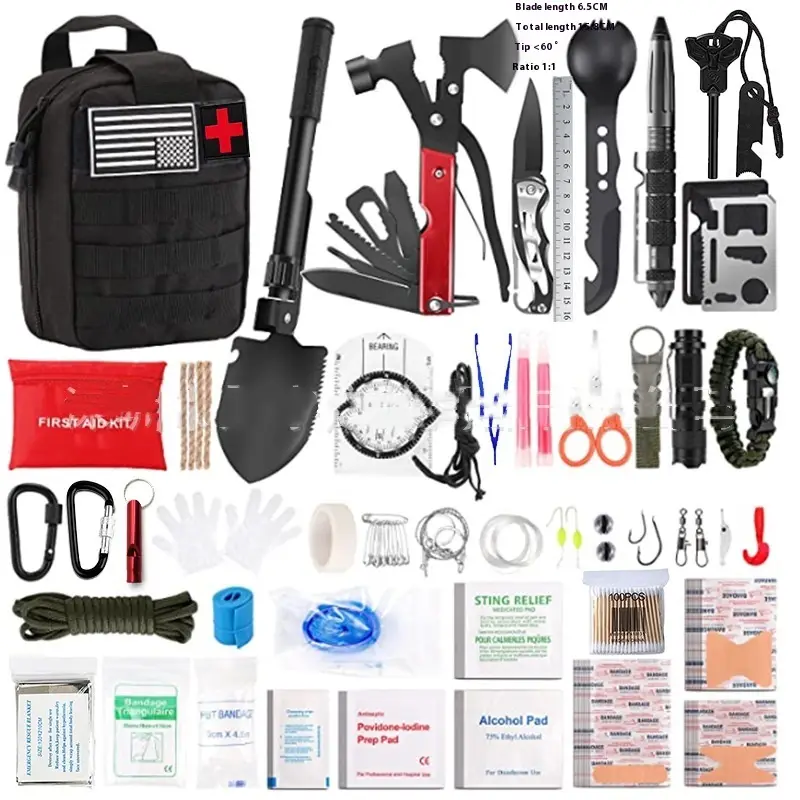 Outdoor Camping First Aid Kits Survival Tools Suit