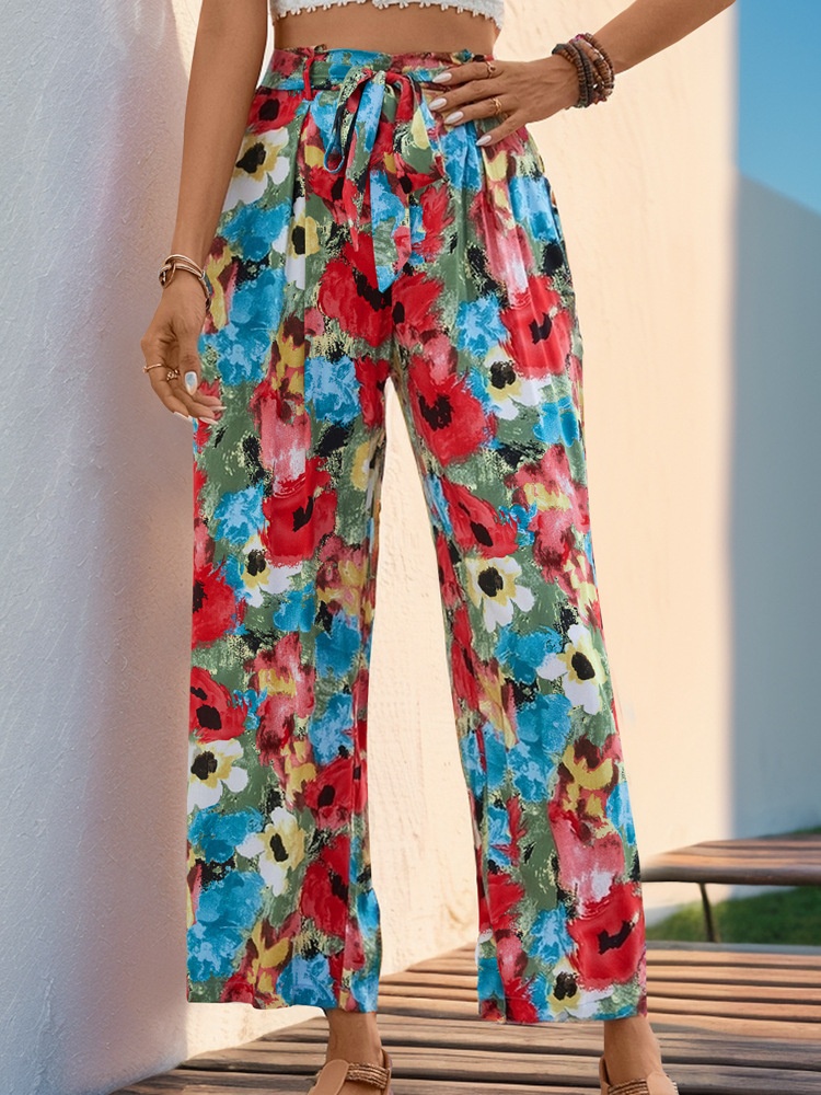 Flamboyant Straight Leg Pants for Women
