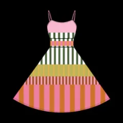 Bohemian Style Summer Camisole V-neck Dress - D906 - View 1