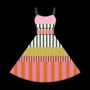 Bohemian Style Summer Camisole V neck Dress D906 - Shop at LoveMi