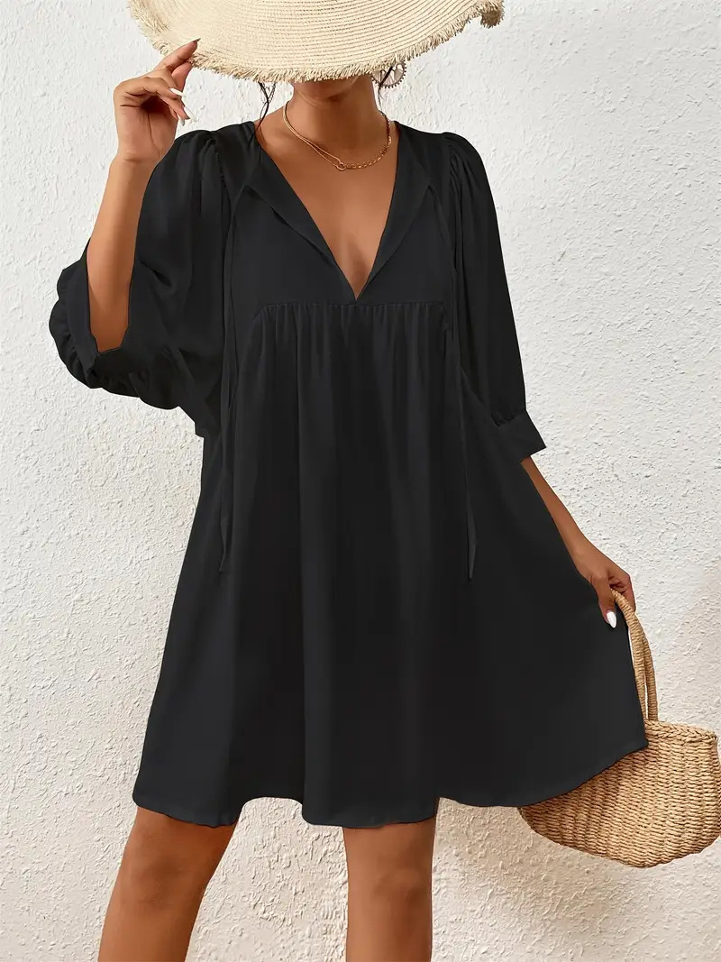 Baggy Boho Mini Dress