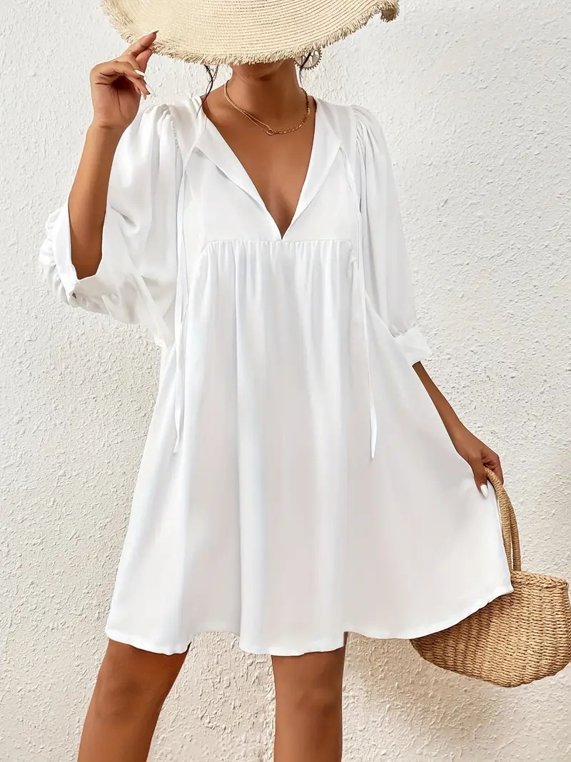 Baggy Boho Mini Dress