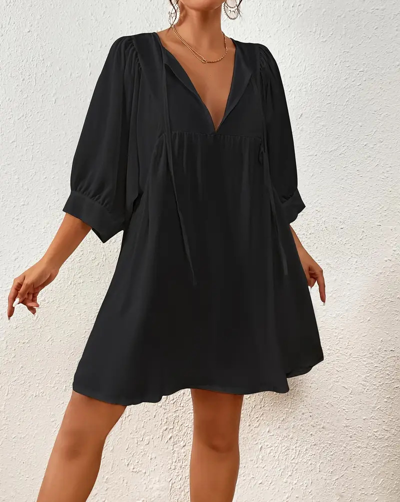 Baggy Boho Mini Dress