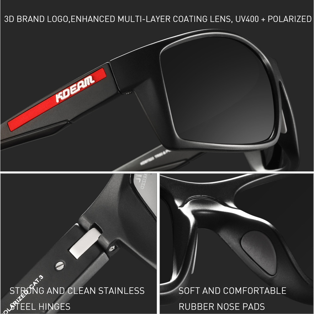 High Halal Film Polarized Driving Sunglasses Ultralight Outdoor Athletic Glasses - Image 8