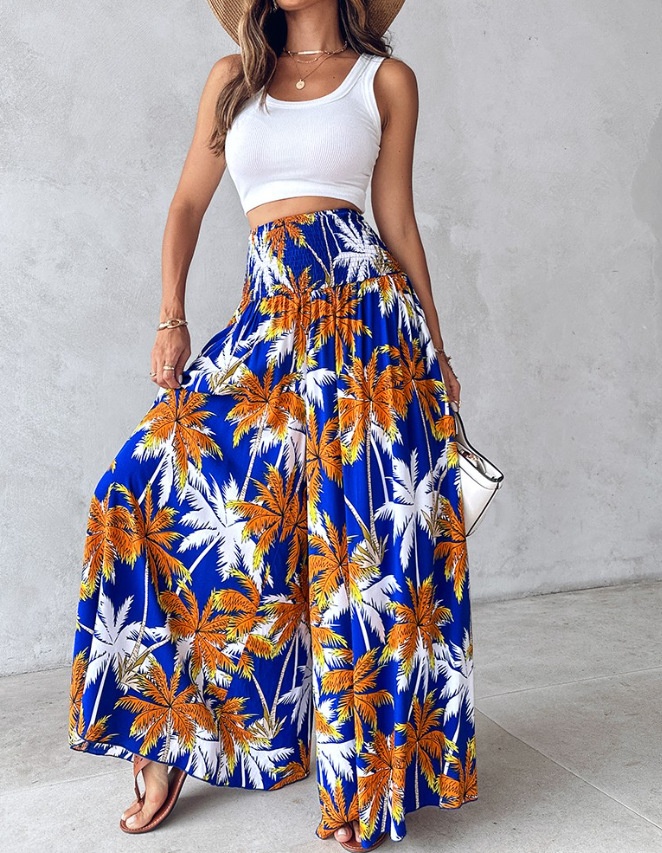 Wide Leg Loose Fit Hippie Pants for Women