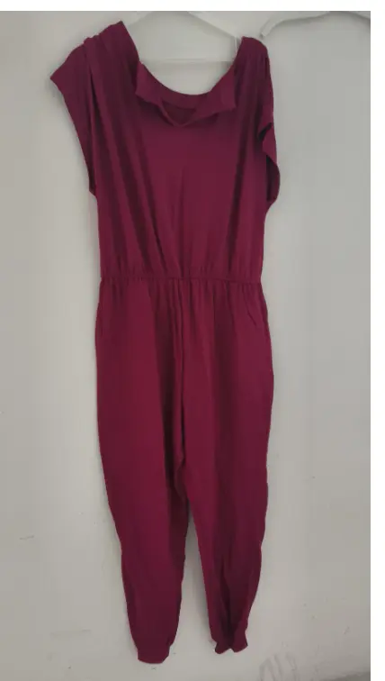 Fashion Slant Shoulder Short Sleeve Pocket Women's Jumpsuit