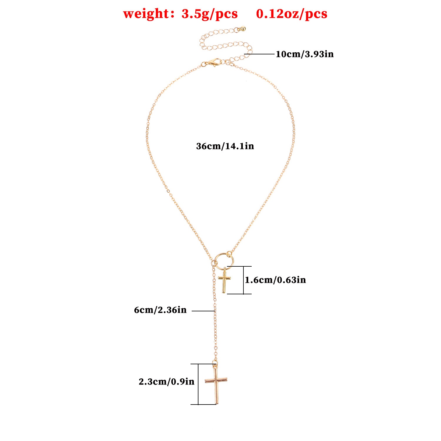 Gold and Steel Necklace