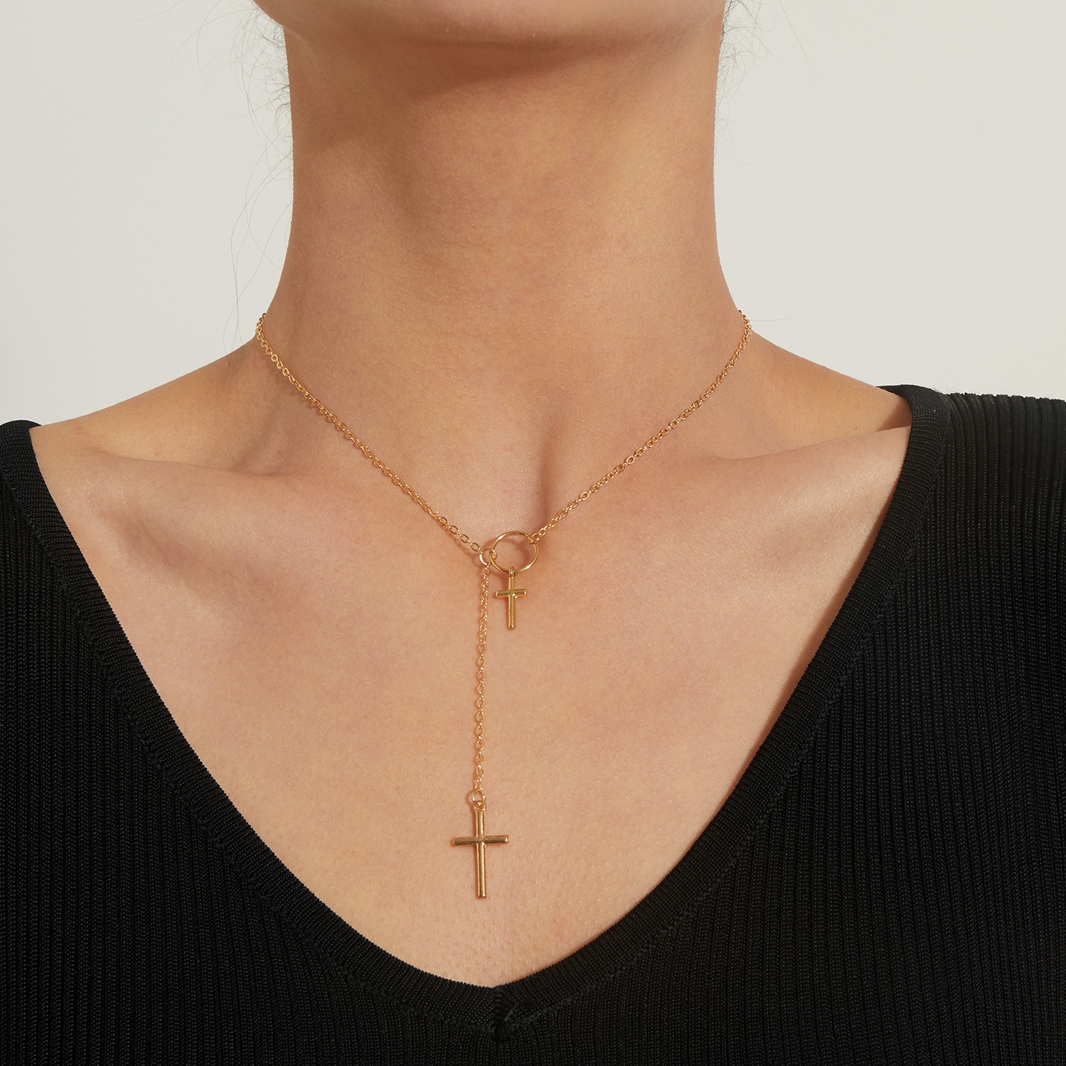 Trendy Cross Pendant Necklace
